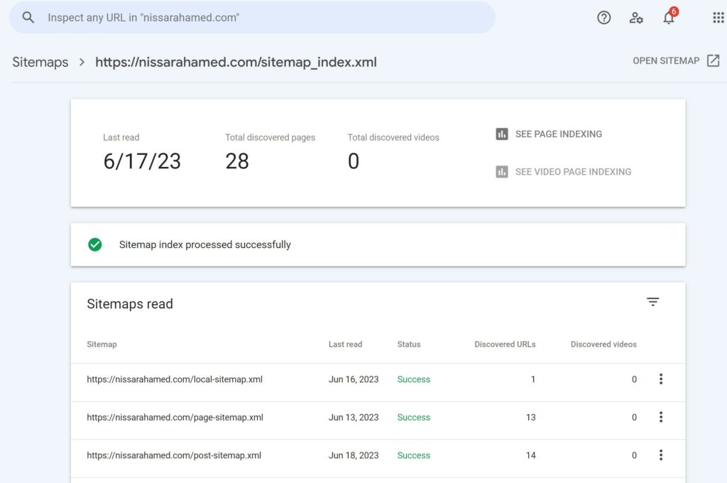 Sitemap Submission Using Google Search Console