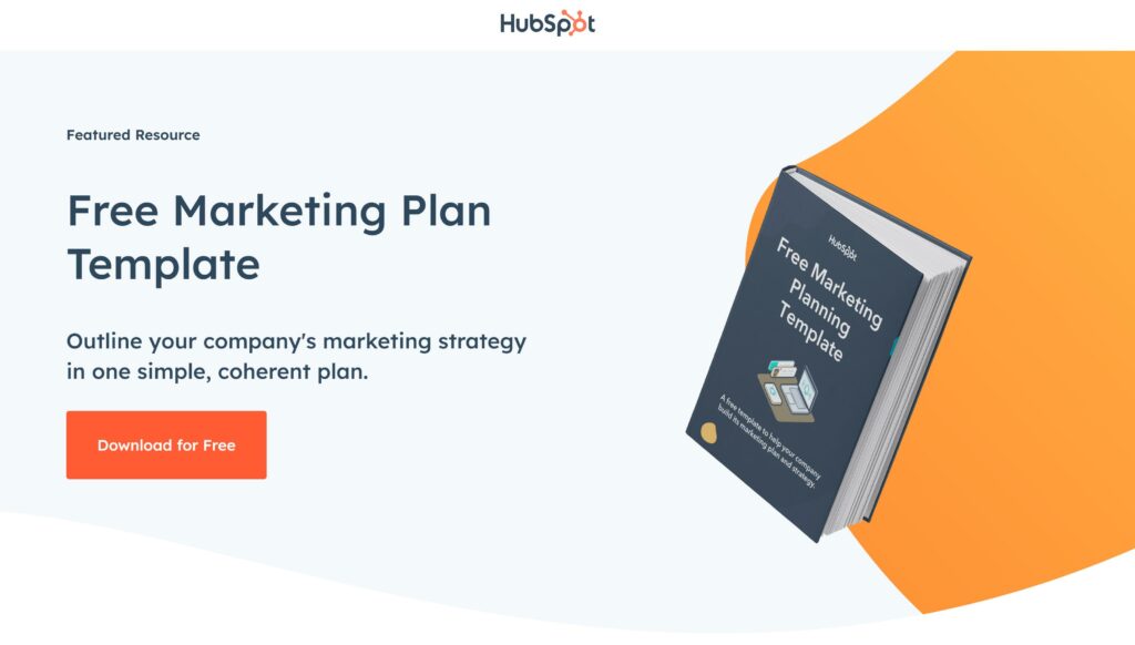 Example of Dedicated Landing Page HubSpot