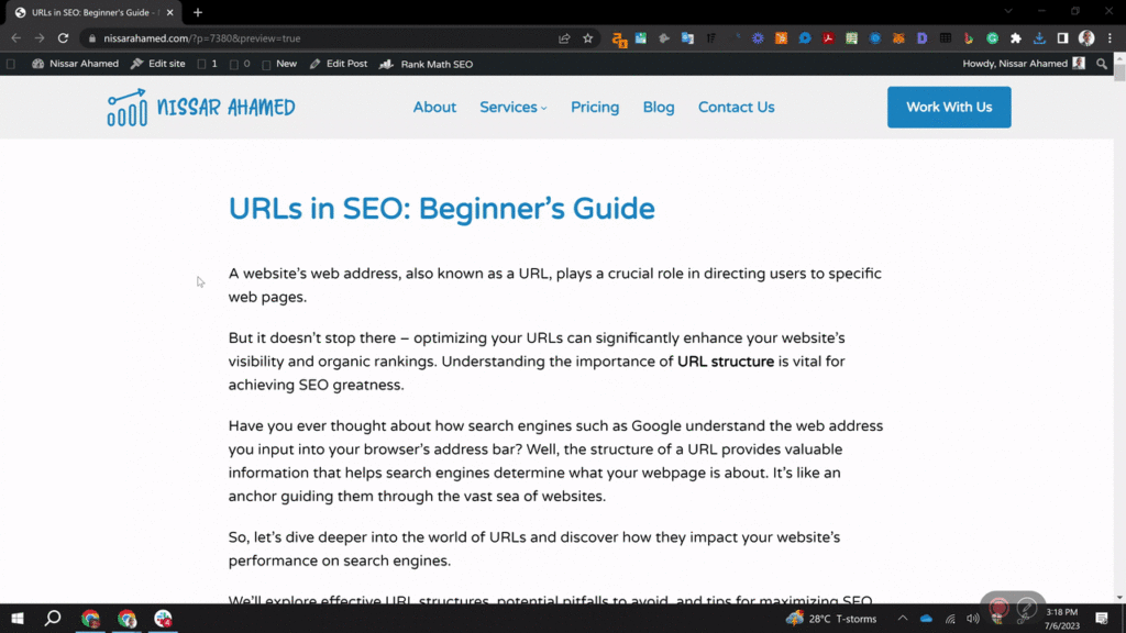 HTTPs Connection on a Website
